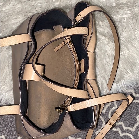 Kate Spade cream satchel with dust cover bag - Picture 5 of 6